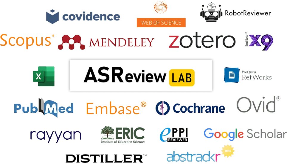 Software that works together with ASReview